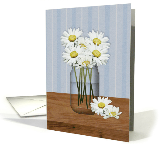 Jar Of Daisies Birthday card (1465514)