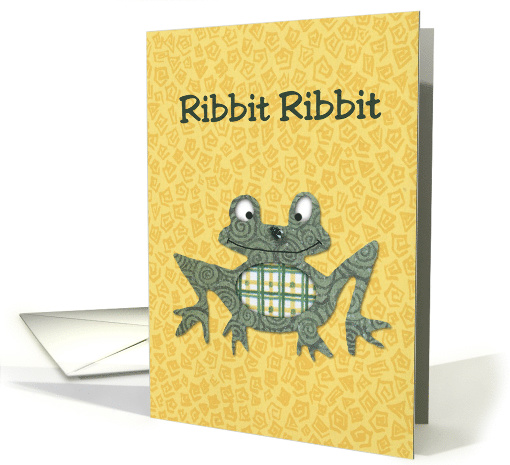 Frog Birthday card (283511)