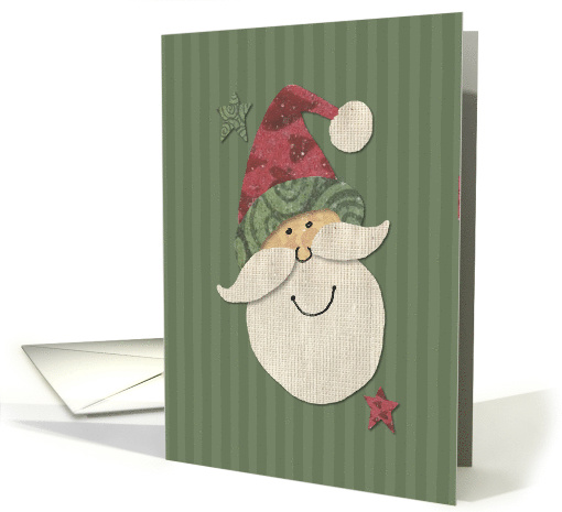 Santa Christmas (Large Print) card (309337)