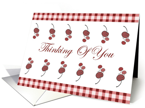 Cherries Thinking of You card (410640)