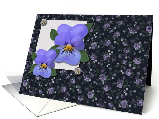 Violet Note card (432956)