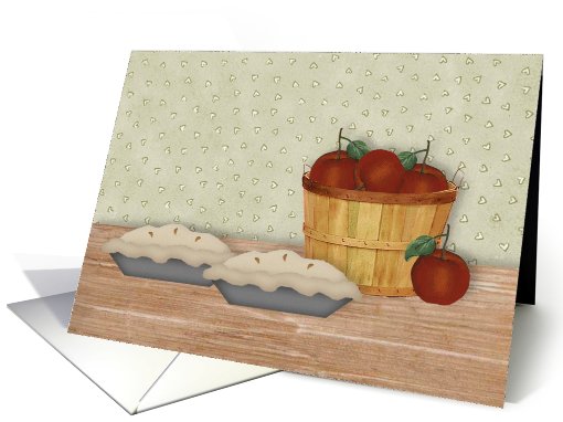 Holiday Baking Thanksgiving card (514515)