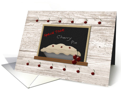 Cherry Pie Birthday card (527326)