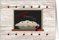 Cherry Pie Birthday card
