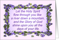 Let The Holy Spirit Flow card