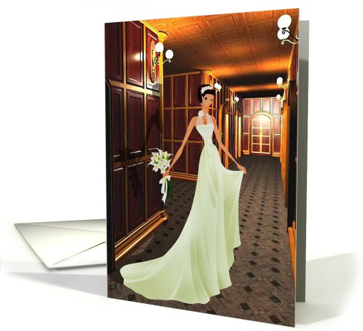 The Bride -msg. to groom - wedding card (480529)