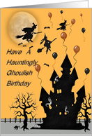 Hauntingly Ghoulish Birthday card