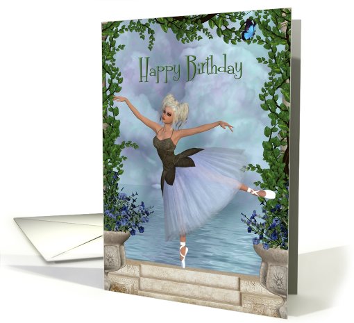 Happy Birthday-Ballet, Ballerina, Dance, Birthday card (520587)