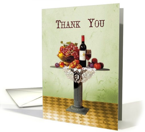 Thank you for Dinner-hospitality,thank you card (543195)