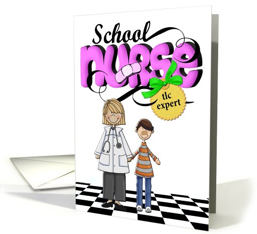 School nurse thank you cards-School, Nurse, Kid card (573619)