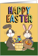 Happy Easter-Bunny, Rabbit, Holiday, Easter, card