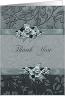 Thank you- Occassion, For the gift, Wedding Gift, Roses, card