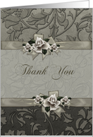 Thank you- Occassion, For the gift, Wedding Gift, Roses, card