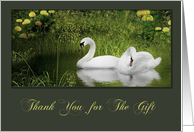 Thank you for the gift- Occassion, For the gift, Wedding Gift, card
