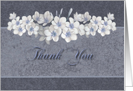 Thank you- Occassion, For the gift, Wedding Gift, Vanilla Bean, Floral, Flowers card