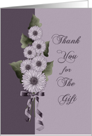 Thank you for the gift- Occassion, For the gift, Wedding Gift, Daisies, Floral, Flowers, card