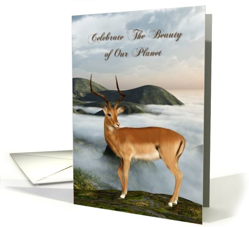 Celebrate the beauty of our planet- Earth Day , Holiday, April 22 card
