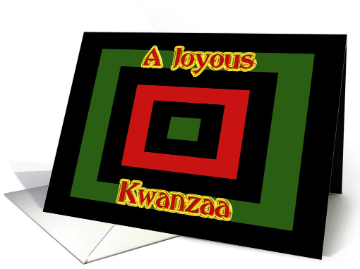 Joyous Kwanzaa card (286267)