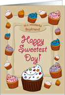 Sweetest Day Cupcakes - for boyfriend card