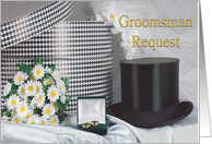 Be my Groomsman Wedding Attendant card