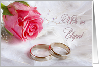 We’ve Eloped Announcement card