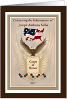 Eagle Scout Court of Honor Ceremony Invitation card