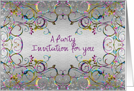 Any Occasion Customizable Party Invitation card