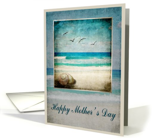 Mother's Day - Sea and Beach Scene card (603634)