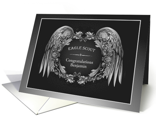 Congratulations New Eagle Scout Silver Wings Card 628614