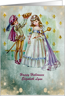 Happy Halloween - Children Dress up for Trick or Treating card