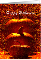 Halloween - Three Pumpkins Deep - Customizable card