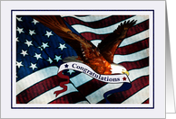 Congratulations - American Patriotic Theme card