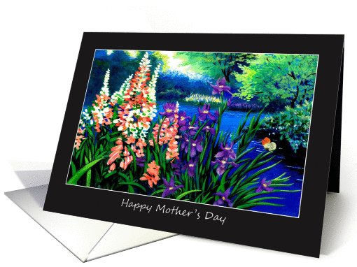 Mother's Day - Floral Pond card (705612)