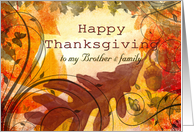 Thanksgiving - Brother and Family card