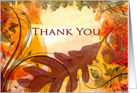 Thank You - Fall themed card