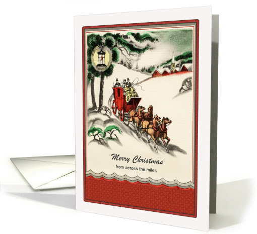 Christmas - Sleigh Ride - Across the miles card (714717)
