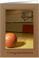 Congratulations - Basketball card