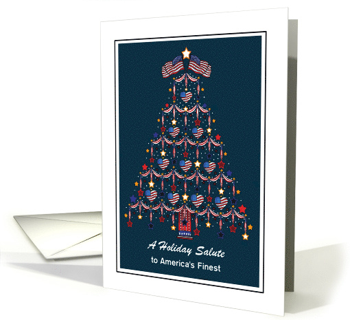 Christmas - USA Military - Patriotic card (722341)