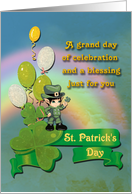 St. Patrick’s Day - A Leprechauns Blessing card