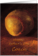 Father’s Day - Coach - Old Worn Baseball card