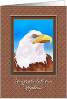 Eagle Scout - Nephew - Congratulations - Digital Painting card