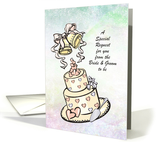 Invitation - Wedding - Cake Cutter Request card (798639)