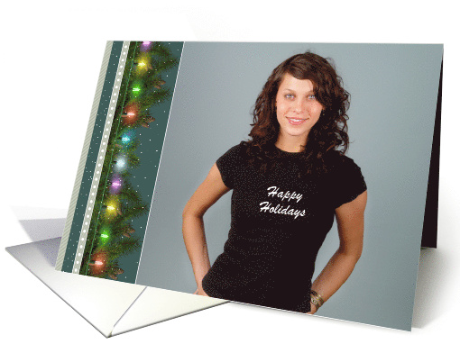 Christmas - String of Lights - Photo card (851775)