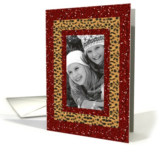 Christmas - Animal Print Frame - Photo card (854574)