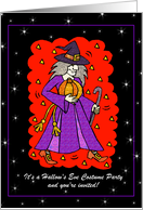 Warlock - Halloween Costume Party Invitation card