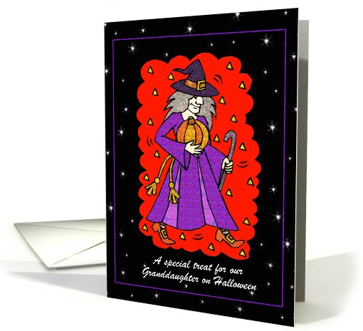 Warlock - Halloween - Granddaughter - Customizable card (872167)