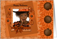 Halloween - Fall theme - Photo Card