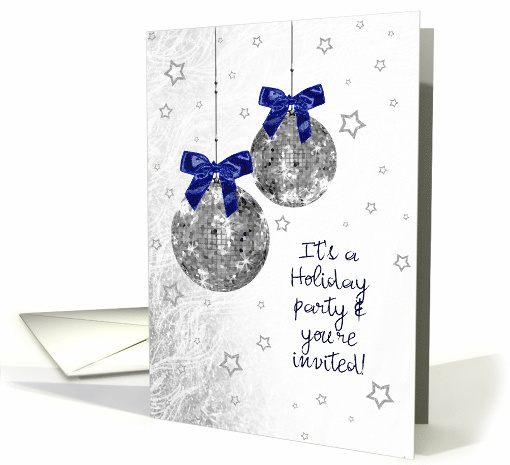 Invitation Holiday Party - Festive Holiday Ornaments card (881797)