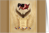 Congratulations - Eagle Scout - Customizable Text card