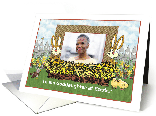 Goddaughter - Easter Scene - Photo card (917733)